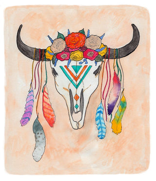 Bull Head illustration