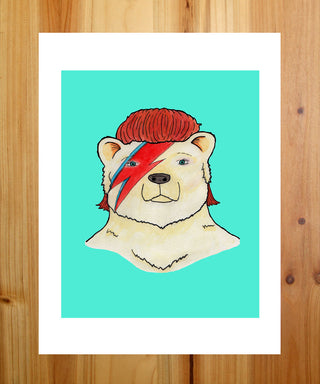 Bowie Bear Print