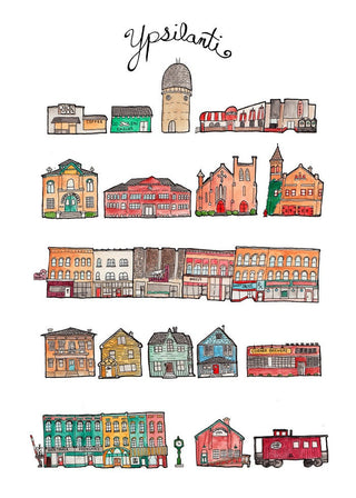 Ypsilanti City Print