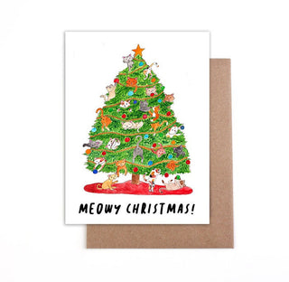Meowy Christmas Holiday Card