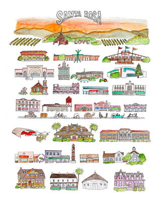 Santa Rosa, California City Portrait