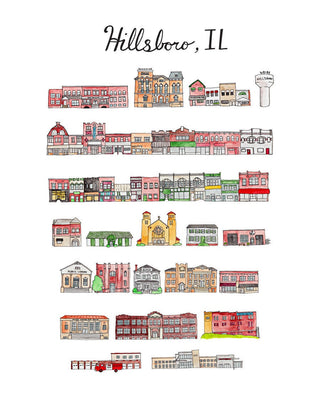 Hillsboro, IL City portrait