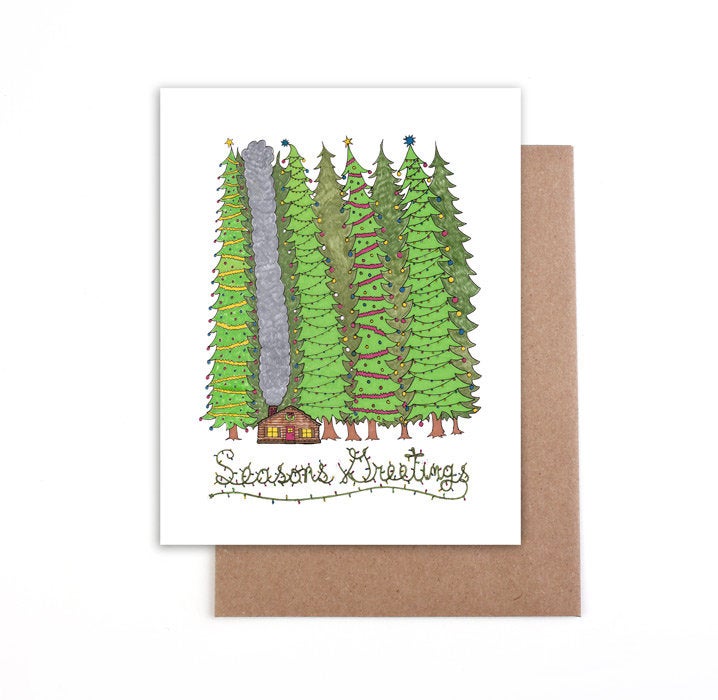 Season's Greetings -Tall Trees Card