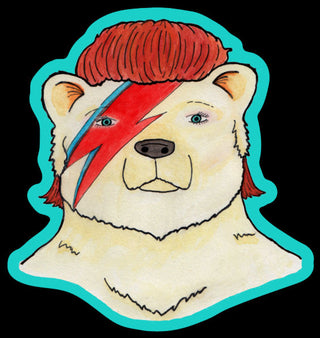 Rocker Bear Vinyl Sticker