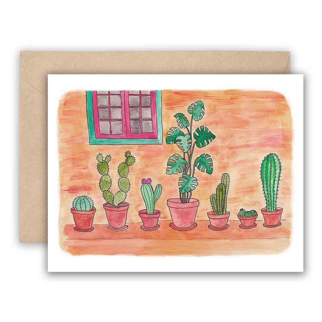Cactus pots Card