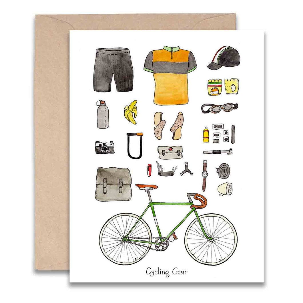 Cycling Gear Card