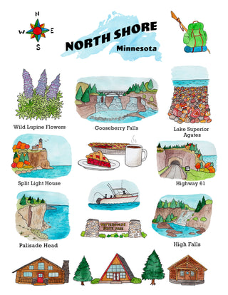 North Shore Minnesota print