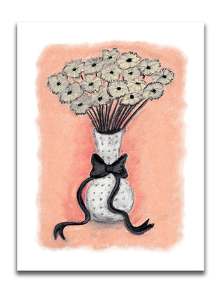 White Pastel Flower Bouquet