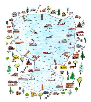 Summer Lake Print
