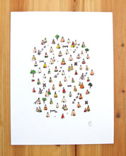 Load image into Gallery viewer, Tipi Village Art Print
