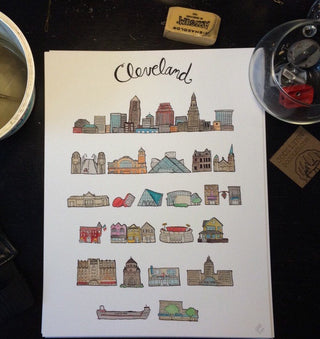 Cleveland print