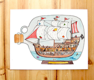Pirate Ship Cross Section