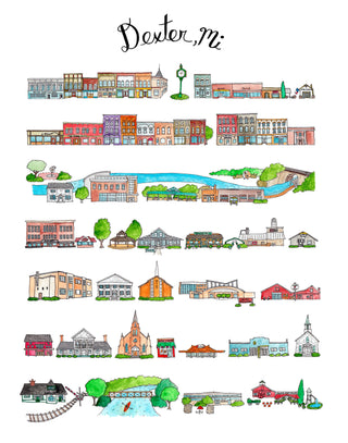 Dexter Michigan Print