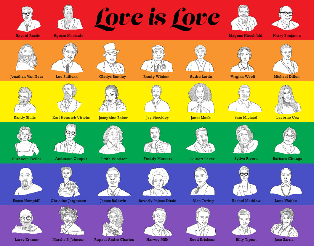 Love is Love Pride Poster