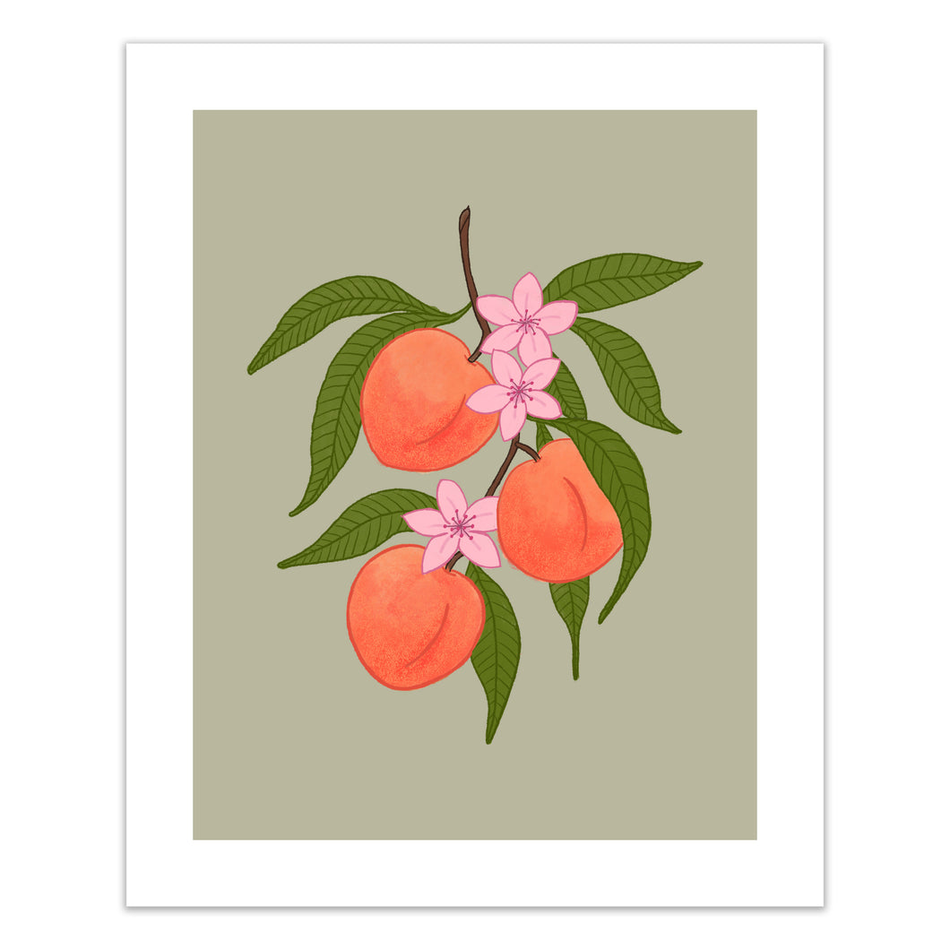 Peaches print