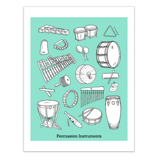 Percussion Instrument Print