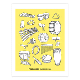 Percussion Instrument Print