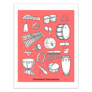Percussion Instrument Print