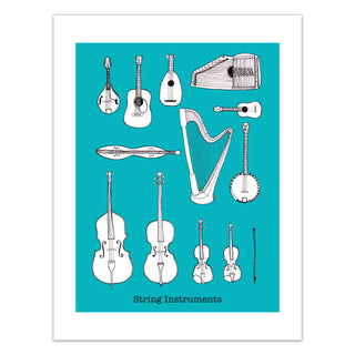 String Instrument Print.