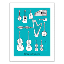 Load image into Gallery viewer, String Instrument Print.
