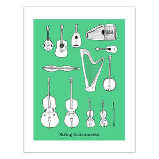 String Instrument Print.