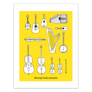 String Instrument Print.