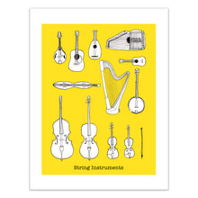 Load image into Gallery viewer, String Instrument Print.
