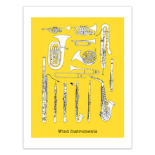 Load image into Gallery viewer, Wind Instruments Print
